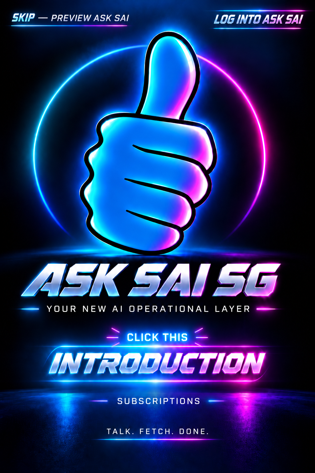 ASK SAI SG — Your New AI Operational Layer